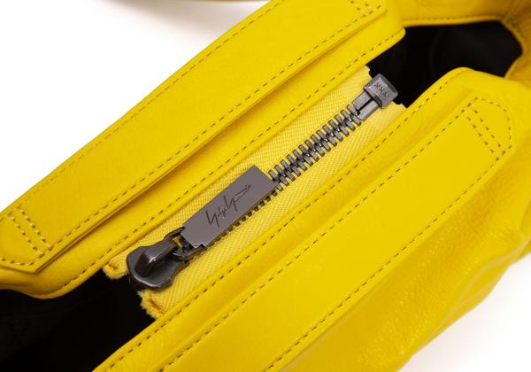 Yohji Yamamoto Leather Ring Bag Yellow