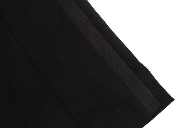 BALENCIAGA Black Blend Side Stripe Tapered Pants Size 38