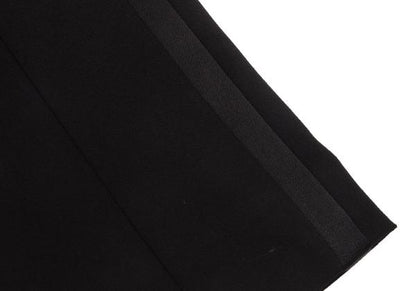BALENCIAGA Black Blend Side Stripe Tapered Pants Size 38