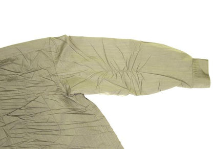 ISSEY MIYAKE MEN Poly Wrinkled Shirt Khaki Size XL