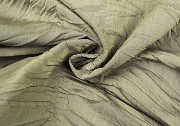 ISSEY MIYAKE MEN Poly Wrinkled Shirt Khaki Size XL