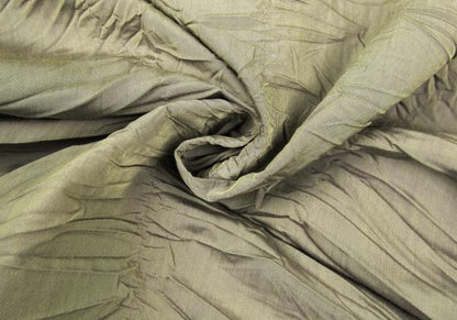 ISSEY MIYAKE MEN Poly Wrinkled Shirt Khaki Size XL