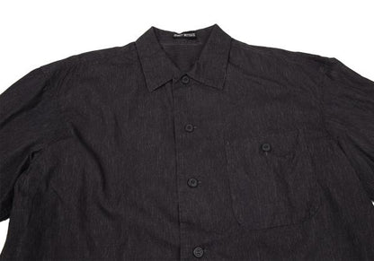 ISSEY MIYAKE MEN Charcoal Cotton Chambray Shirt Size M