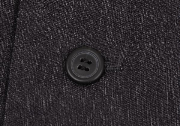 ISSEY MIYAKE MEN Charcoal Cotton Chambray Shirt Size M