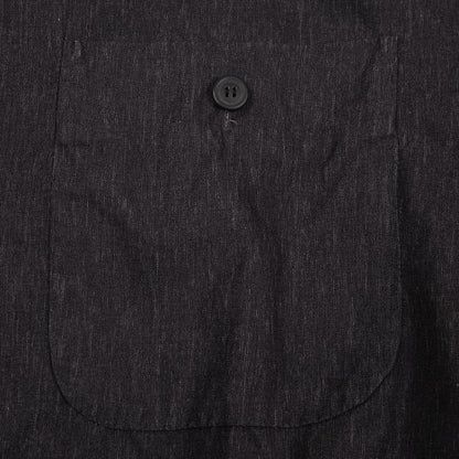 ISSEY MIYAKE MEN Charcoal Cotton Chambray Shirt Size M