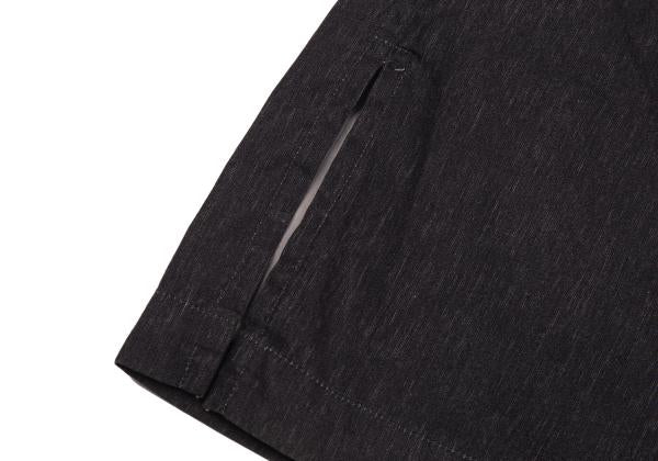 ISSEY MIYAKE MEN Charcoal Cotton Chambray Shirt Size M