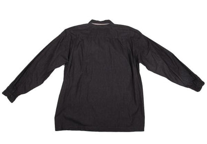 ISSEY MIYAKE MEN Charcoal Cotton Chambray Shirt Size M