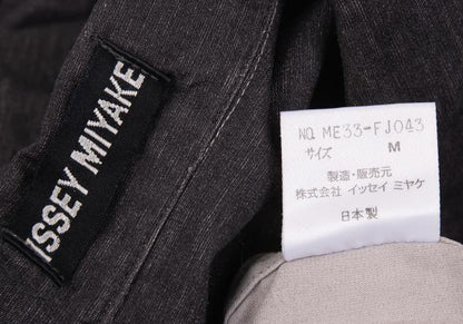 ISSEY MIYAKE MEN Charcoal Cotton Chambray Shirt Size M