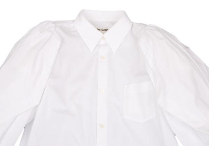 COMME des GARCONS 24SS Puff Sleeve Long Shirt White Size S