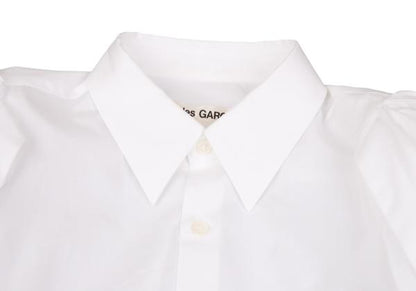 COMME des GARCONS 24SS Puff Sleeve Long Shirt White Size S