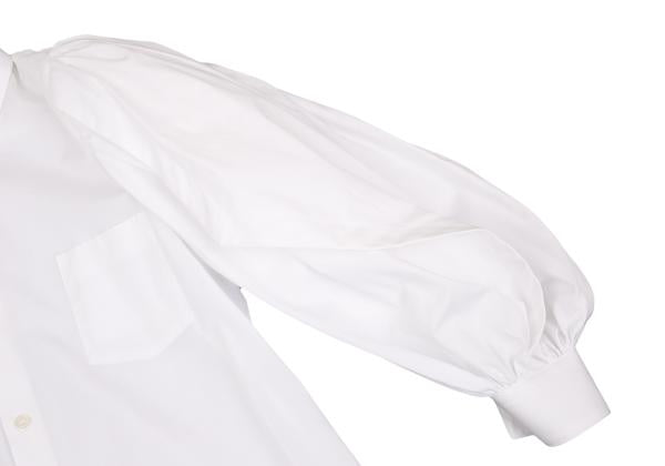COMME des GARCONS 24SS Puff Sleeve Long Shirt White Size S