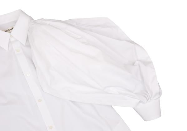 COMME des GARCONS 24SS Puff Sleeve Long Shirt White Size S