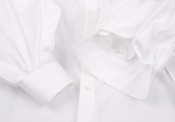 COMME des GARCONS 24SS Puff Sleeve Long Shirt White Size S