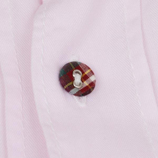 COMME des GARCONS HOMME Light Pink Pintuck Shirt Size S