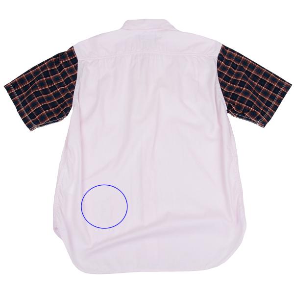 COMME des GARCONS HOMME Light Pink Pintuck Shirt Size S