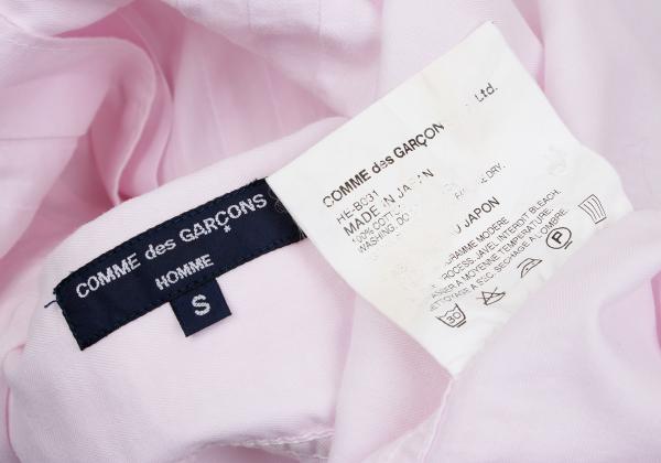 COMME des GARCONS HOMME Light Pink Pintuck Shirt Size S