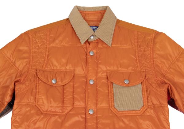 JUNYA WATANABE MAN CDG Mixed Material Jacket Orange Size XS