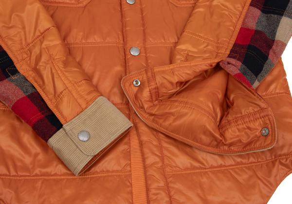 JUNYA WATANABE MAN CDG Mixed Material Jacket Orange Size XS