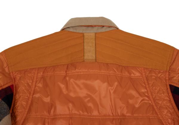 JUNYA WATANABE MAN CDG Mixed Material Jacket Orange Size XS
