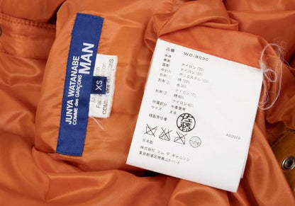 JUNYA WATANABE MAN CDG Mixed Material Jacket Orange Size XS