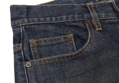 MARNI Knee Patch Slim Jeans Indigo Size 28