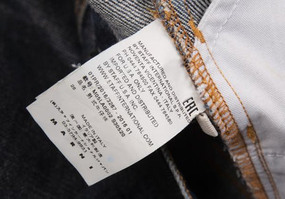 MARNI Knee Patch Slim Jeans Indigo Size 28