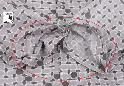 MARNI Cotton All-Over Pattern S/S Shirt Gray Size 44