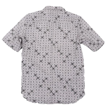 MARNI Cotton All-Over Pattern S/S Shirt Gray Size 44
