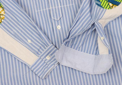 JUNYA WATANABE MAN COMME des GARCONS Elbow Shirt Blue Size S