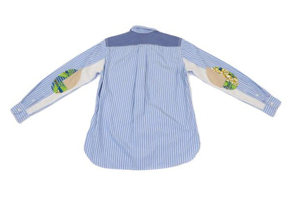 JUNYA WATANABE MAN COMME des GARCONS Elbow Shirt Blue Size S