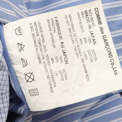 JUNYA WATANABE MAN COMME des GARCONS Elbow Shirt Blue Size S