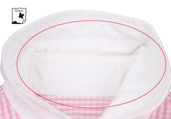 Junya Watanabe Man CdG Check Round Collar Shirt Pink Size S