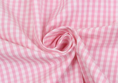 Junya Watanabe Man CdG Check Round Collar Shirt Pink Size S