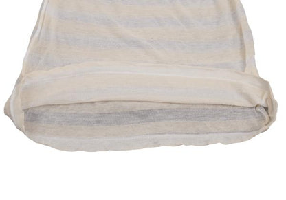 Yohji Yamamoto NOIR Gray Floral Layered T-Shirt Size 2