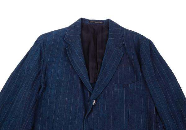 Yohji Yamamoto POUR HOMME Indigo Dye Jacket Blue Size 4