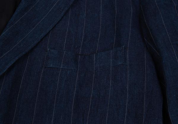 Yohji Yamamoto POUR HOMME Indigo Dye Jacket Blue Size 4