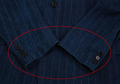 Yohji Yamamoto POUR HOMME Indigo Dye Jacket Blue Size 4