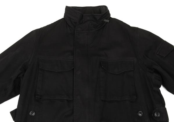 Y-3 Detachable Neoprene Liner Cotton Jacket Black Size M
