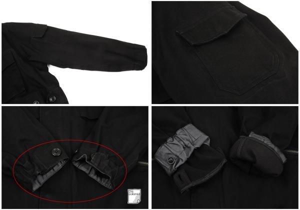 Y-3 Detachable Neoprene Liner Cotton Jacket Black Size M