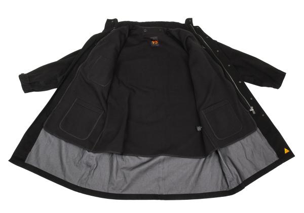 Y-3 Detachable Neoprene Liner Cotton Jacket Black Size M