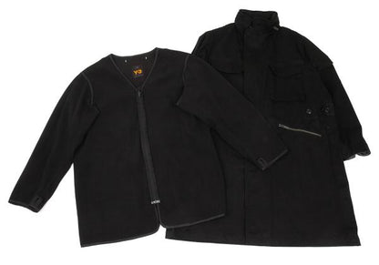 Y-3 Detachable Neoprene Liner Cotton Jacket Black Size M