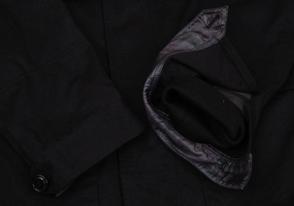 Y-3 Checker Quilted Detachable Hood Jacket Black Size M