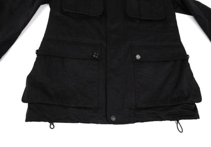 Y-3 Checker Quilted Detachable Hood Jacket Black Size M