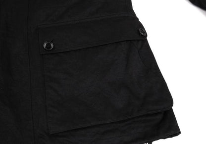 Y-3 Checker Quilted Detachable Hood Jacket Black Size M