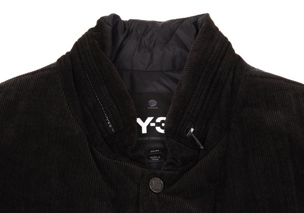 Y-3 Corduroy Padded Vest Black Size M