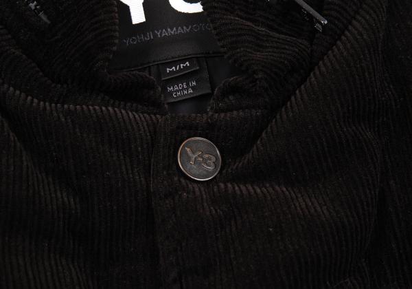 Y-3 Corduroy Padded Vest Black Size M