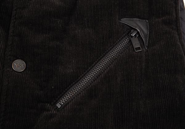 Y-3 Corduroy Padded Vest Black Size M