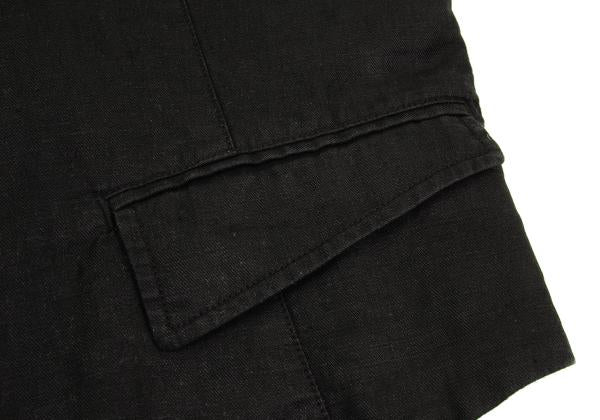 Y-3 Linen Paneled Vest Black Size M
