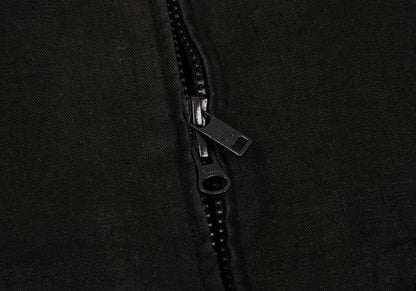 Y-3 Linen Paneled Vest Black Size M