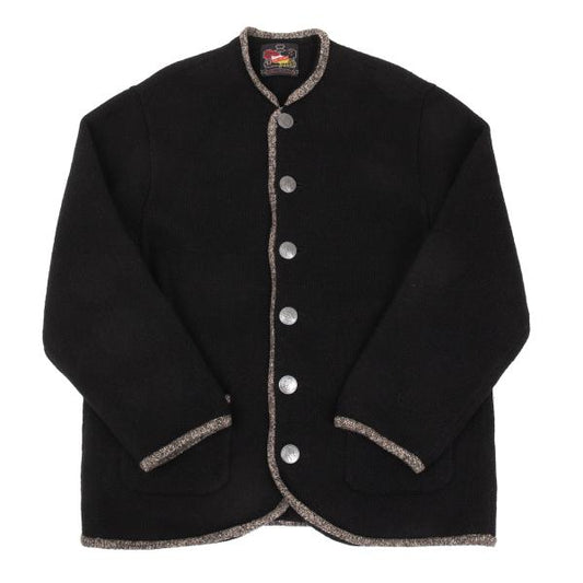 Karl Helmut Coin Button Knit Jacket Black Size M